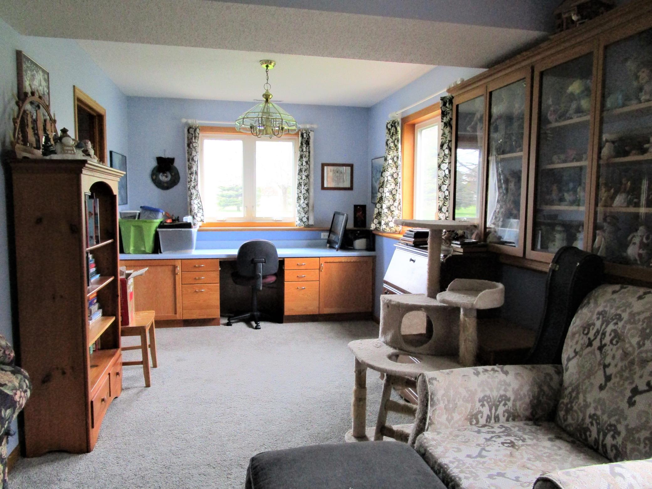 Office/Craft Area In Lower Level Family Room