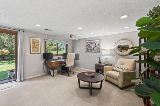 Perfect for your home office or easily enclose making a 3rd bedroom!