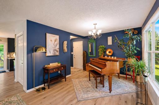 Seller's "piano room", or sitting room facing front of house.