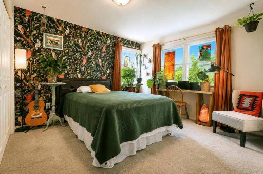 Distinguished owner's suite with 3/4 bathroom.