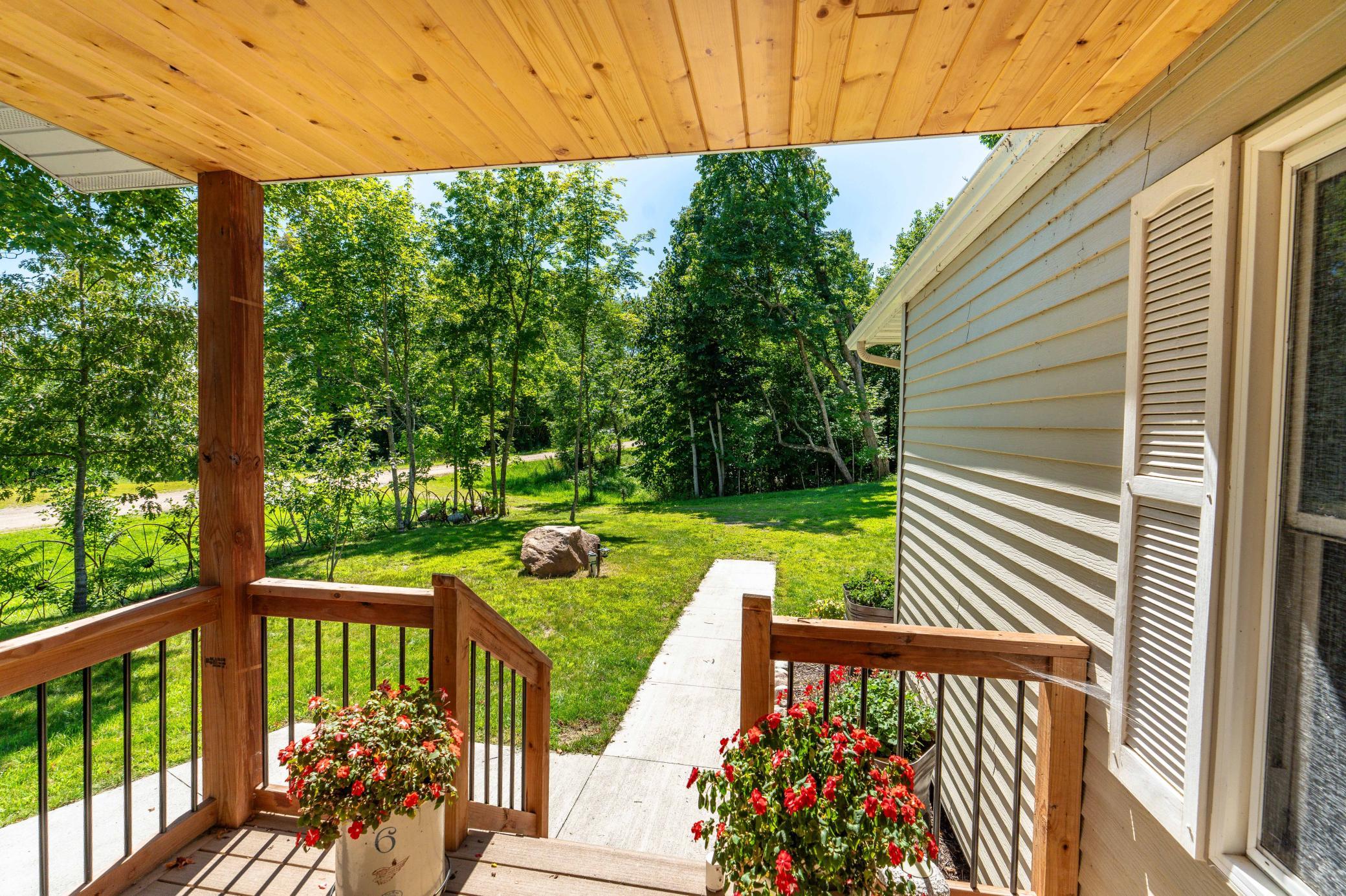 Summer porch view