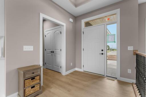 Entryway - View Toward Mudroom & Laundry Room