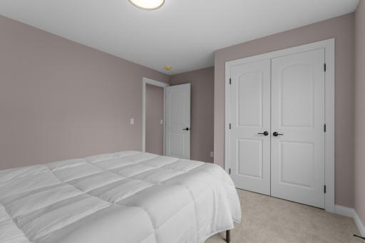Lower - Level Bedroom - View Toward Entry Door
