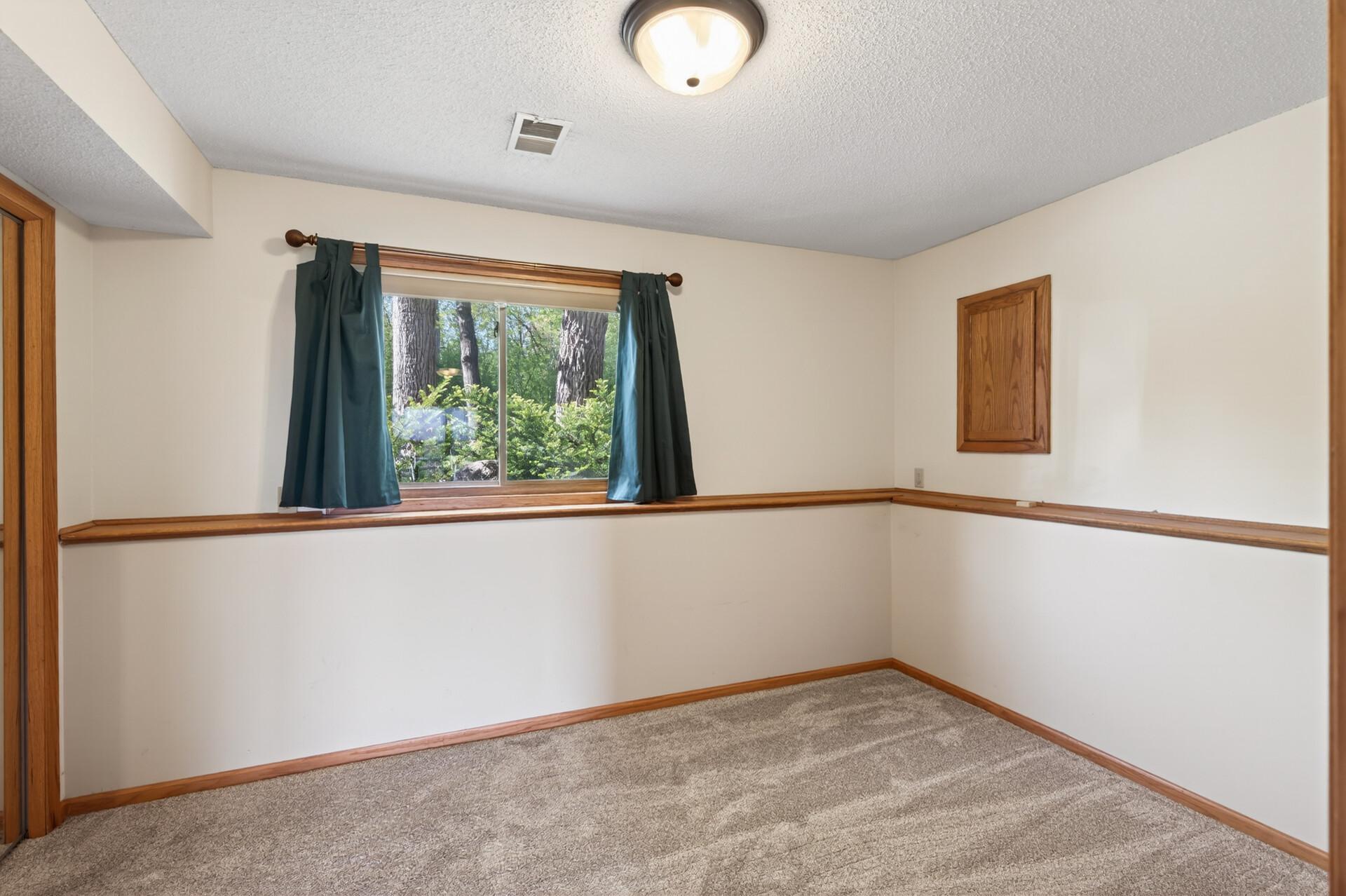 Lower level bedroom.