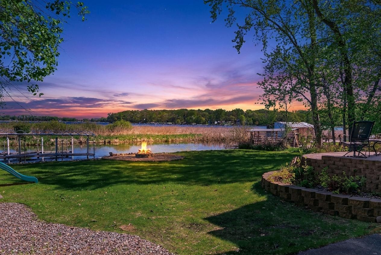 Great space for bonfires in the summer and fall time!