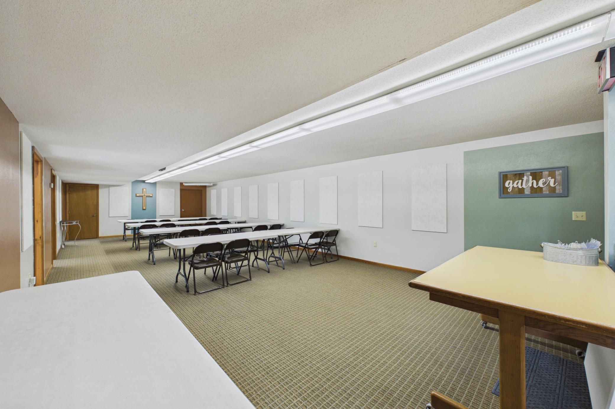 Multi purpose room-located below
