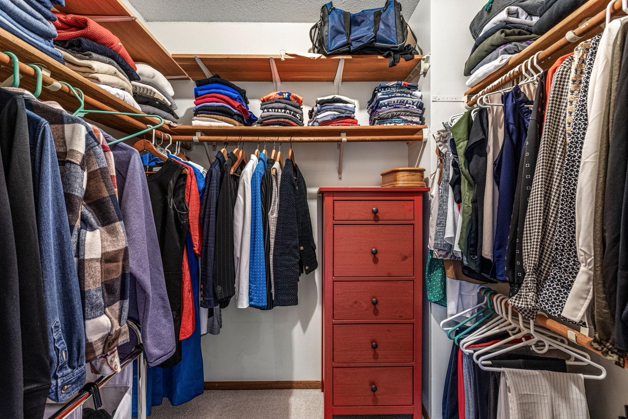Primary Suite Walk-In Closet