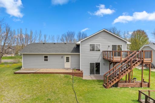 Deck and patio