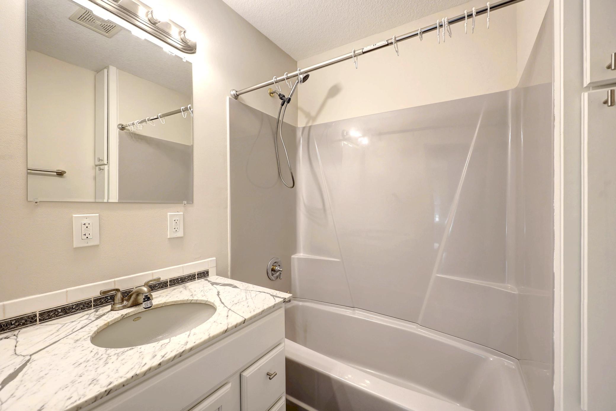 You will be the First to use the Full Bathroom! Relax in the New Tub/Shower and Surround. Beautiful Accent Tile on the New Vanity.