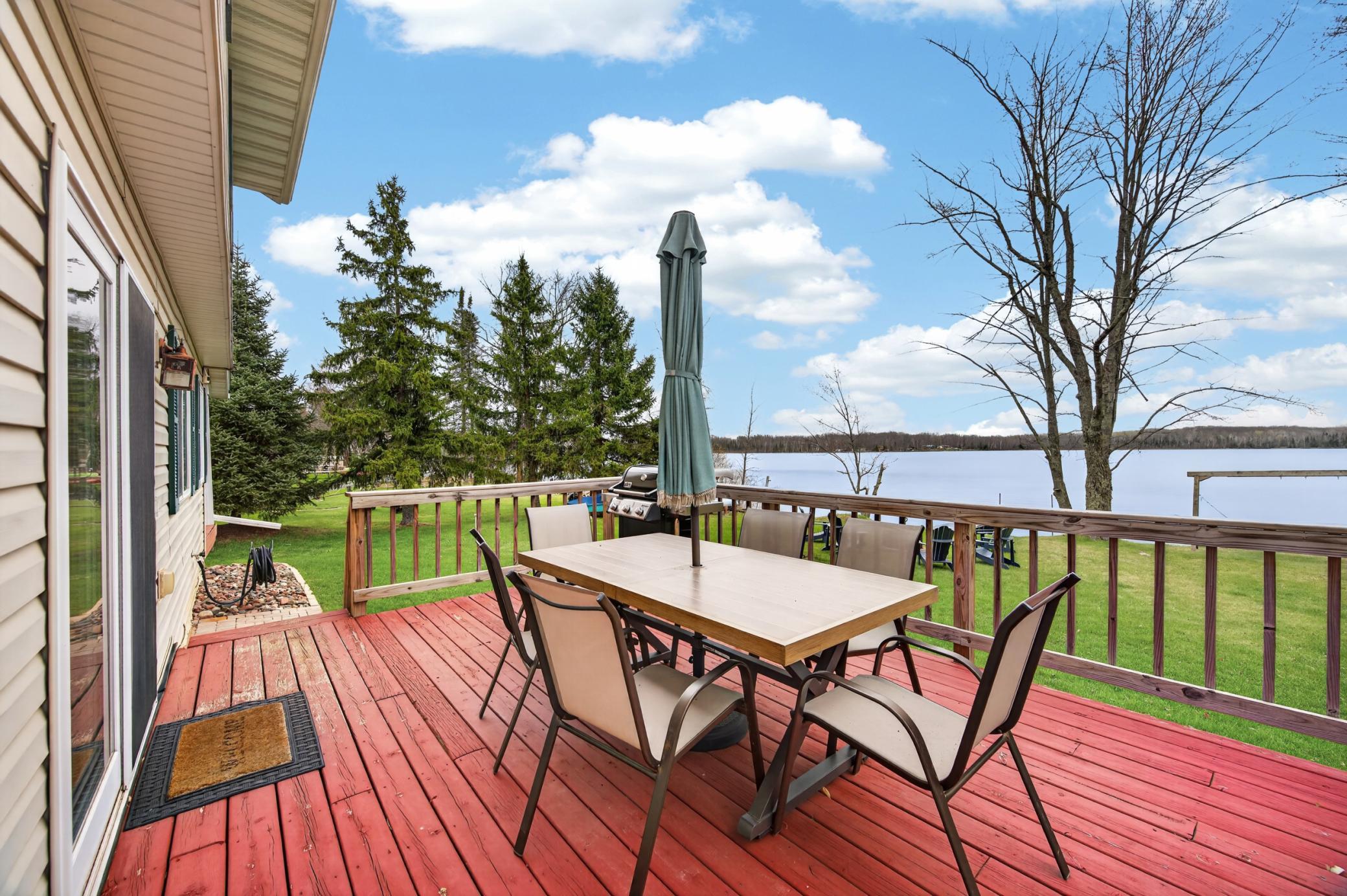 Deck & lake view