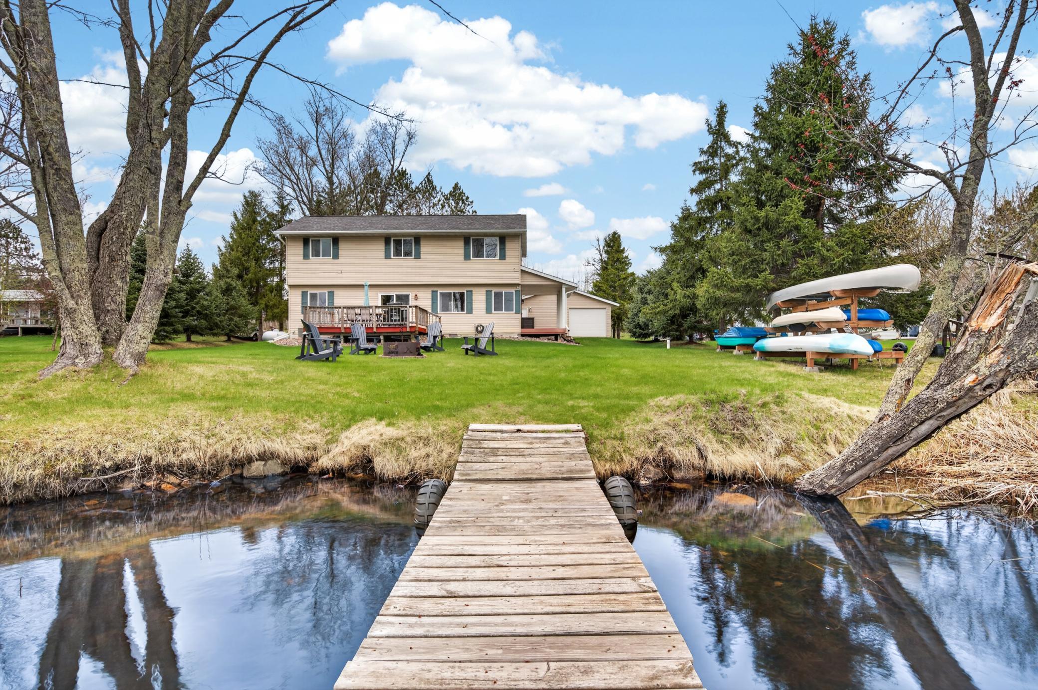 view of home from dock
