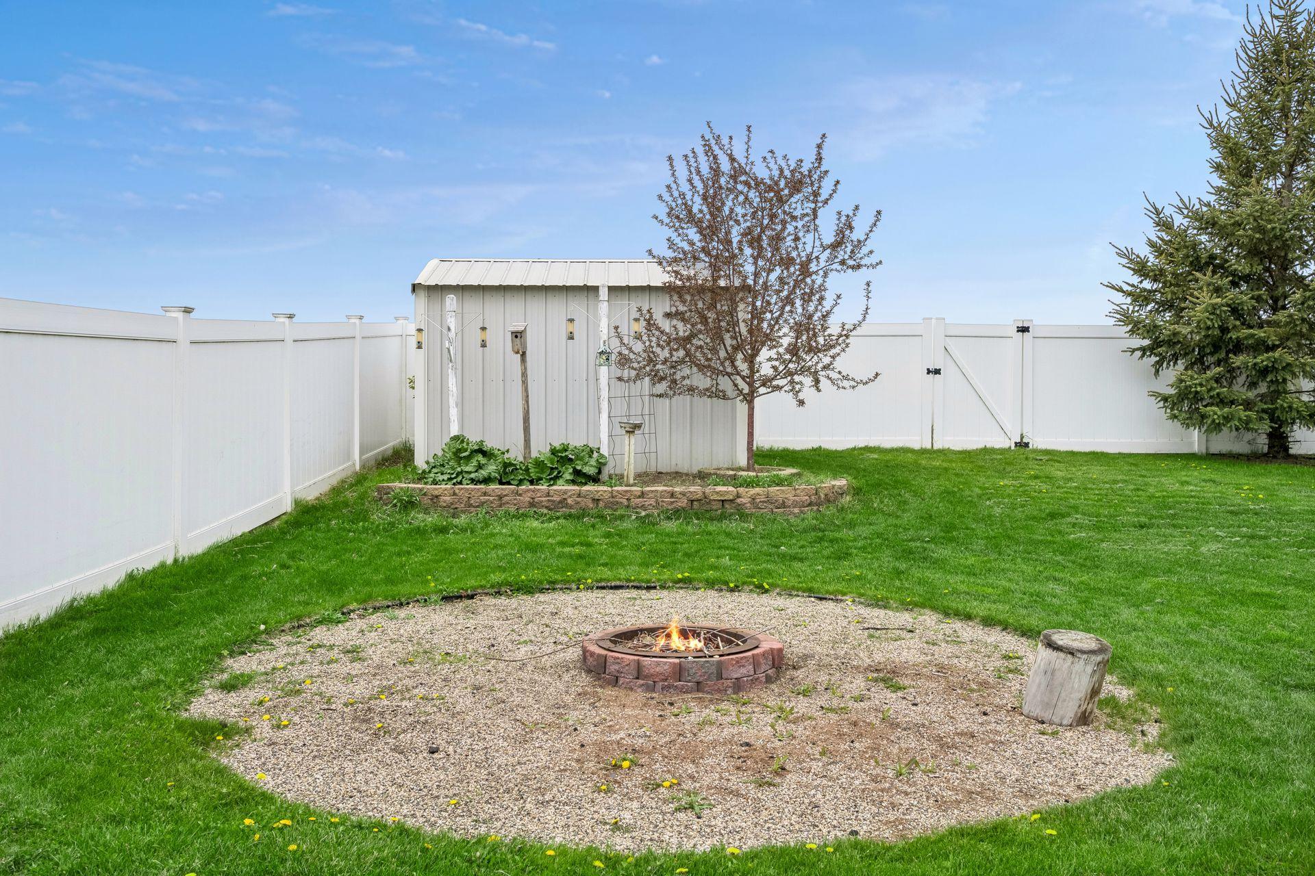 Privacy fencing around the entire backyard.