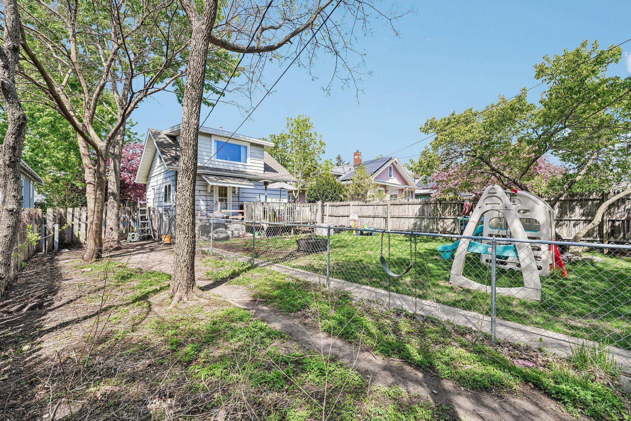 Dog Run in the backyard
