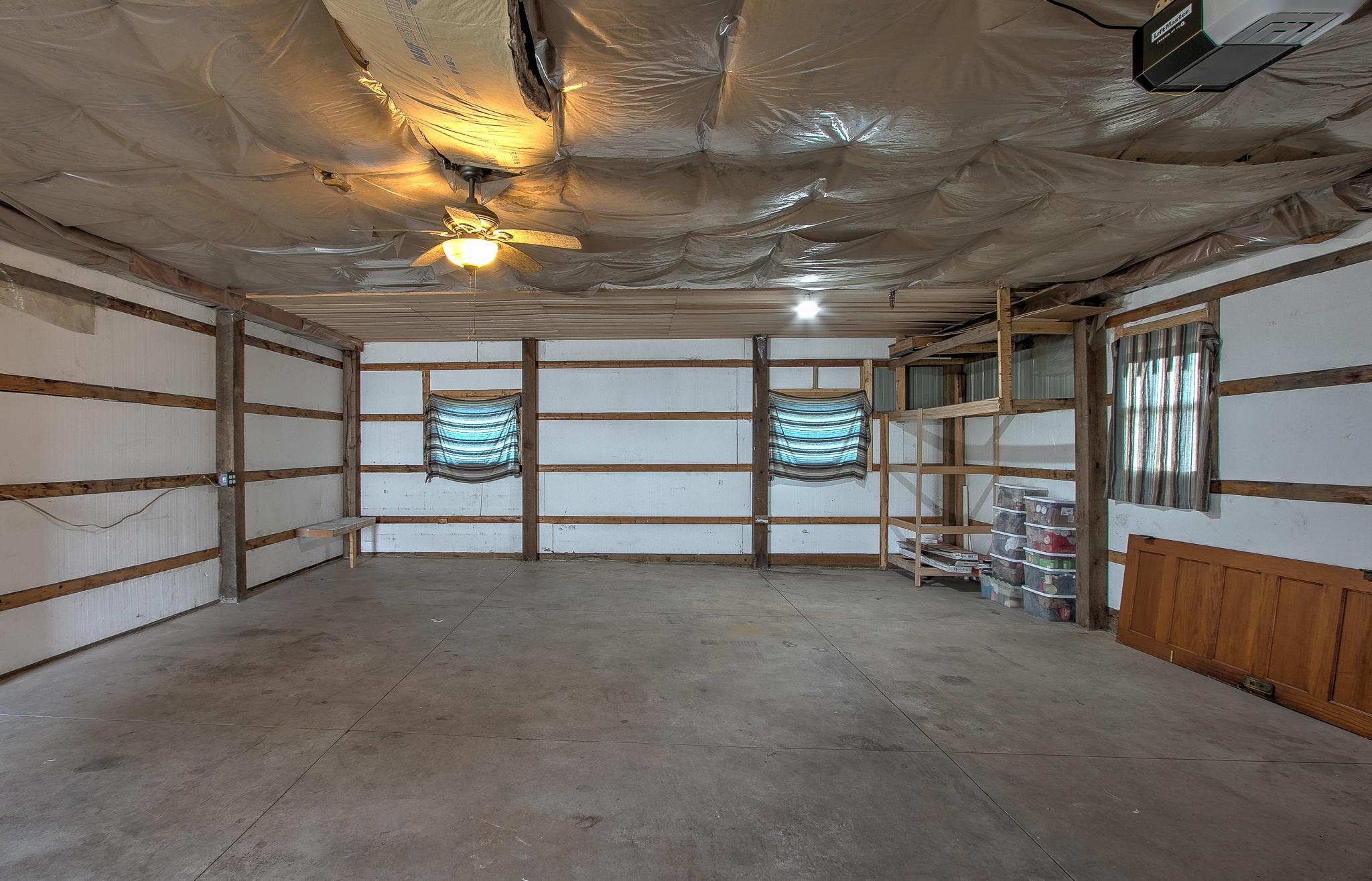 Detached Garage Interior