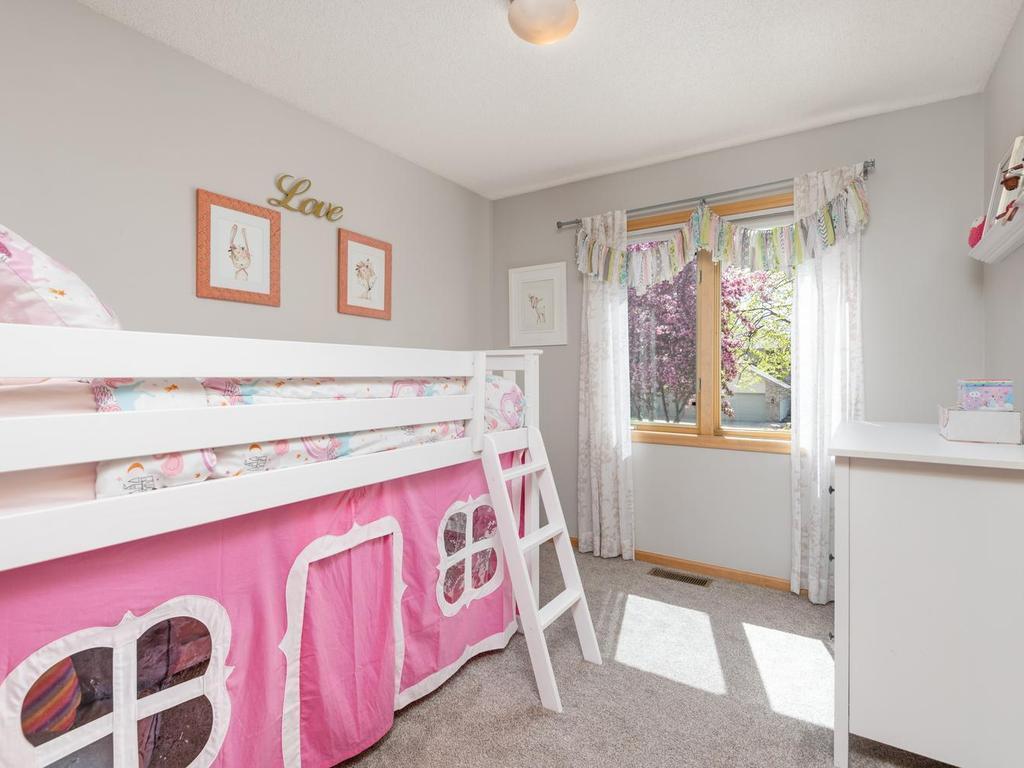 3rd upper-level bedroom (located at the front of the house).