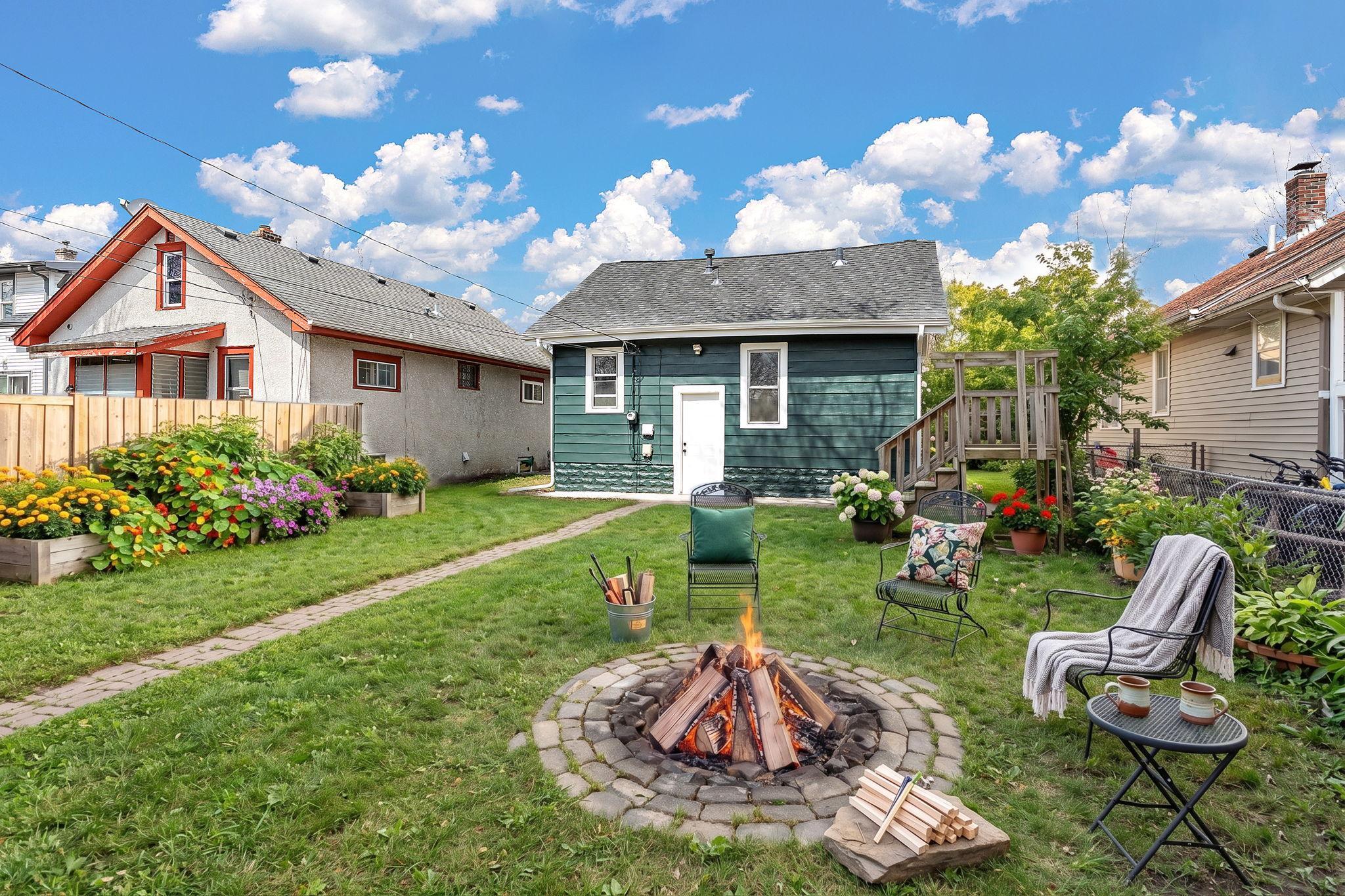 Backyard perfect for relaxing and entertaining