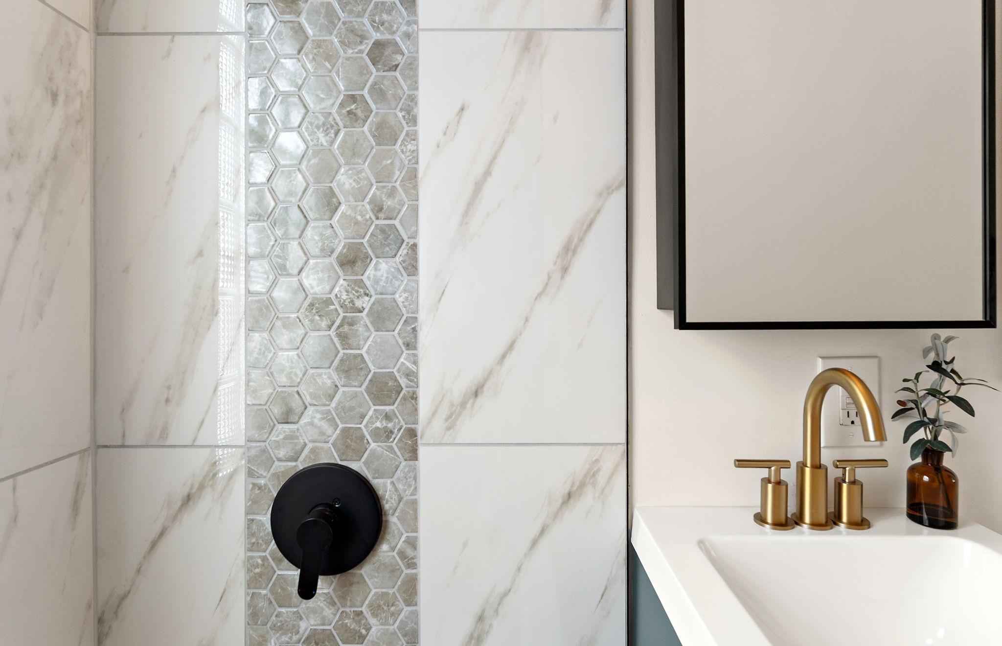 Beautiful tile details throughout