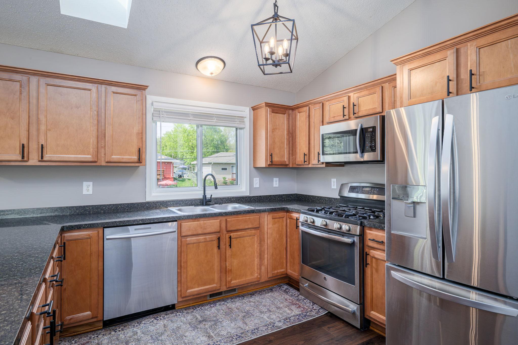 Updated Kitchen Featuring Stainless Steel Appliances!