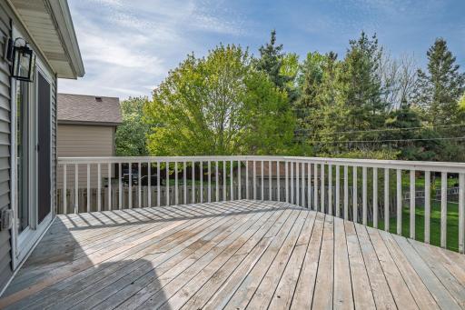 Huge Back Deck for Entertaining, Relaxing, Grilling, You Name It!
