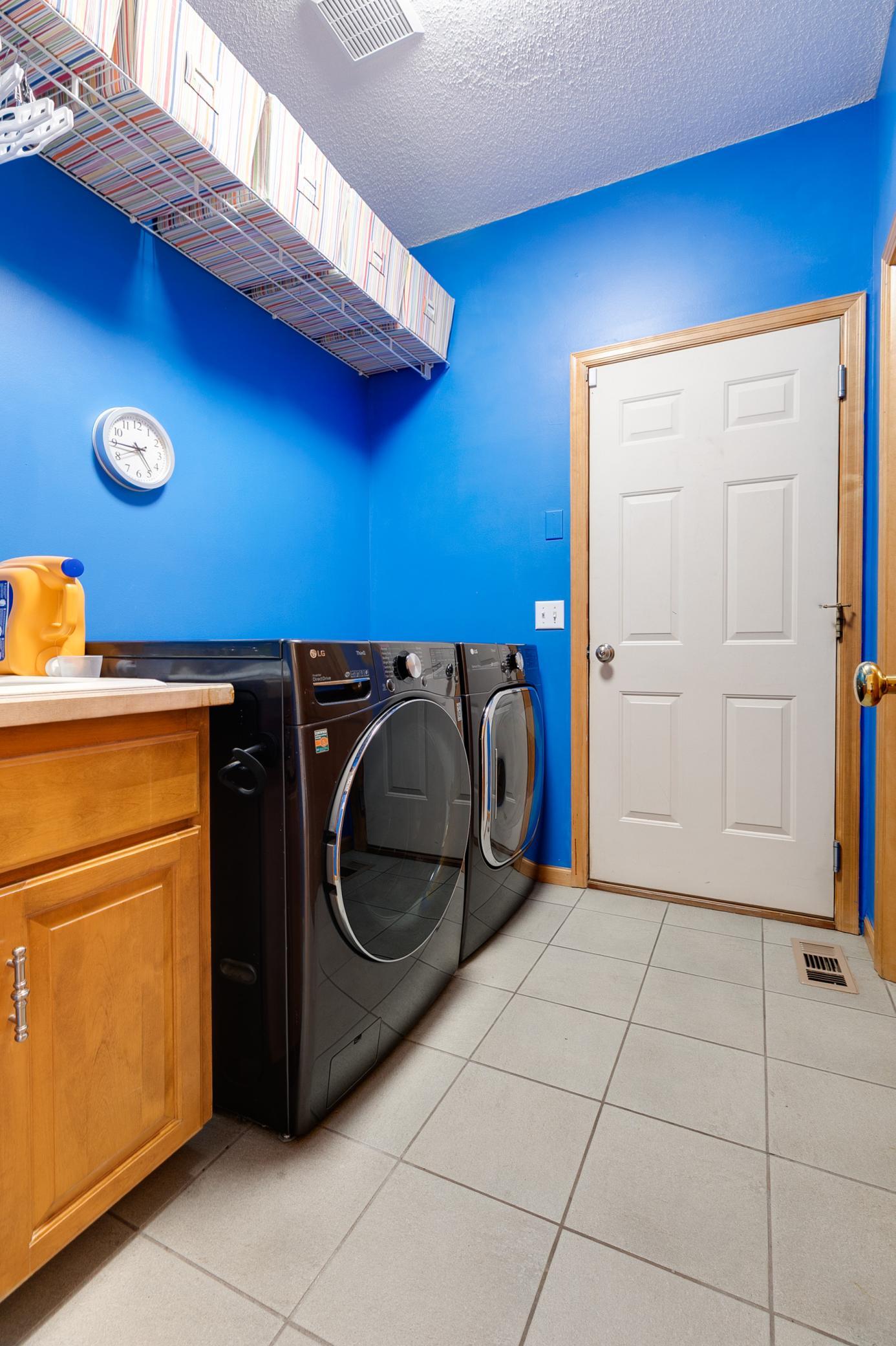 Main floor laundry room
