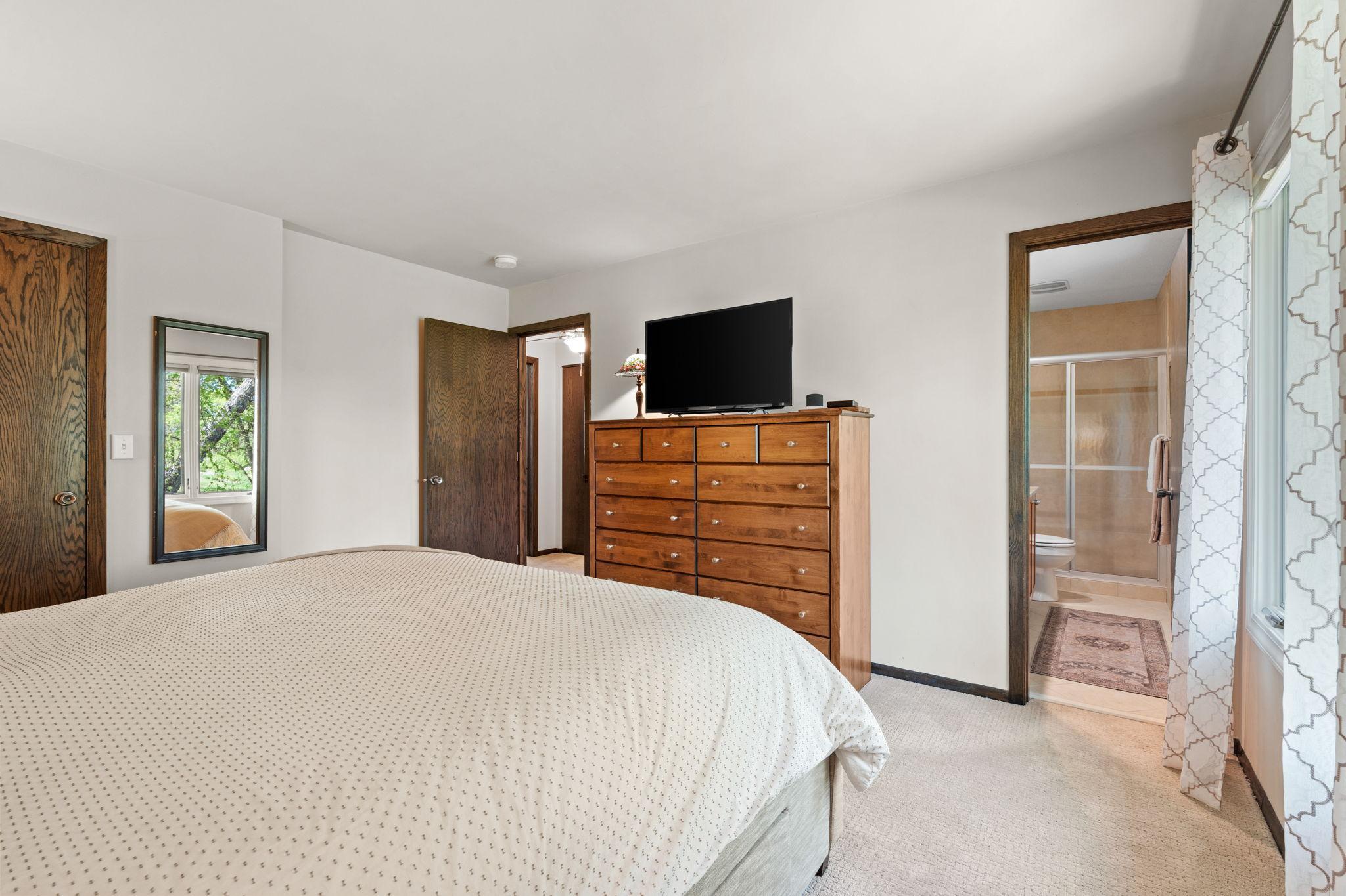 View of the primary suite