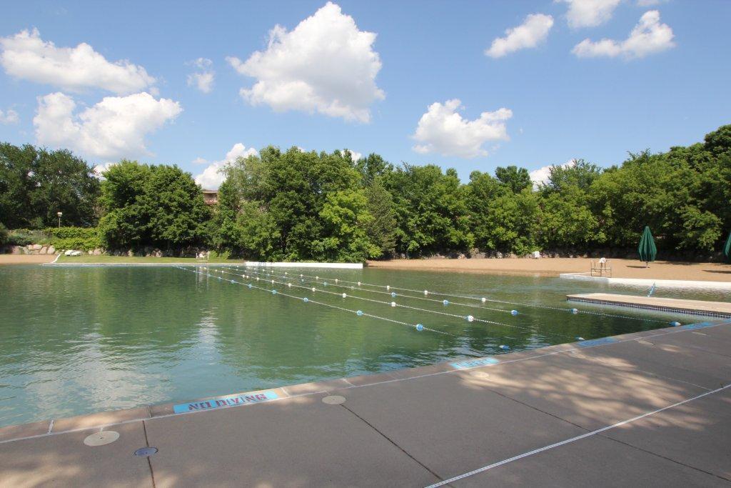 Preserve pool in the summer