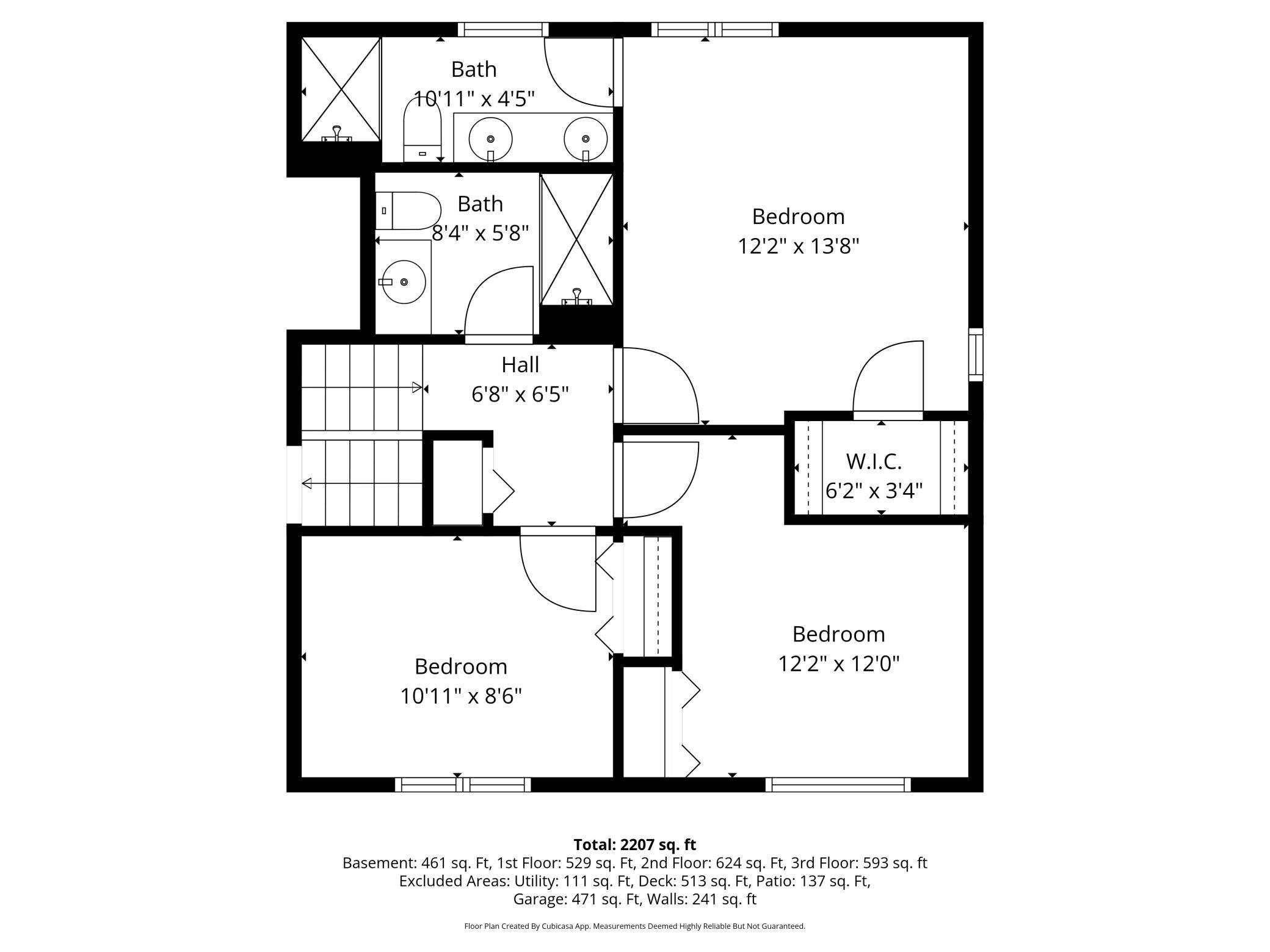 Upper Level Floor Plan