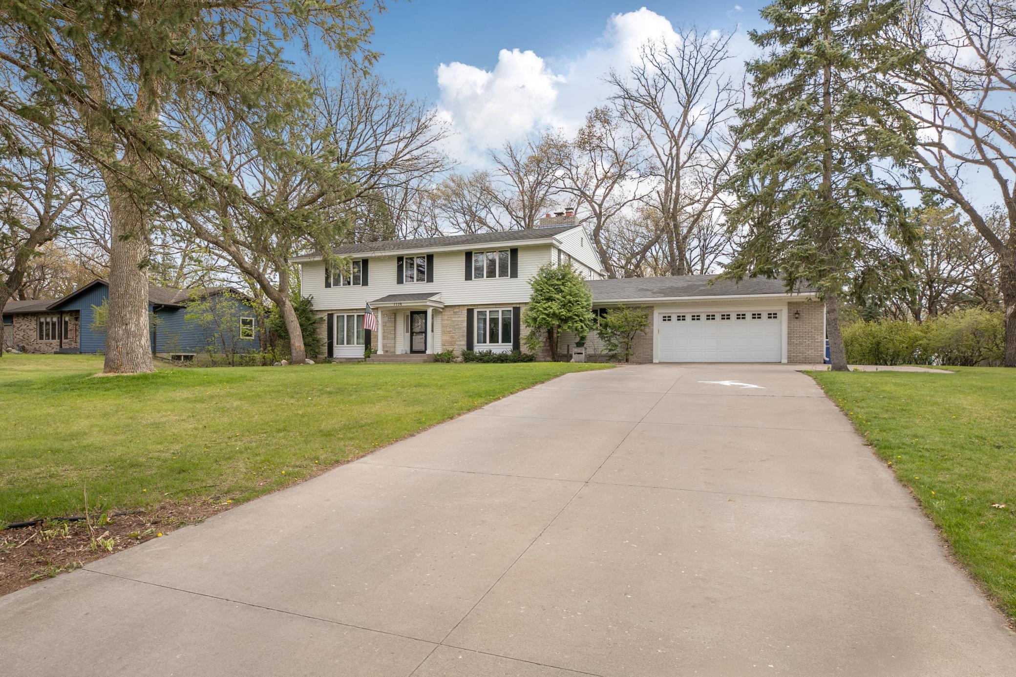 Concrete driveway