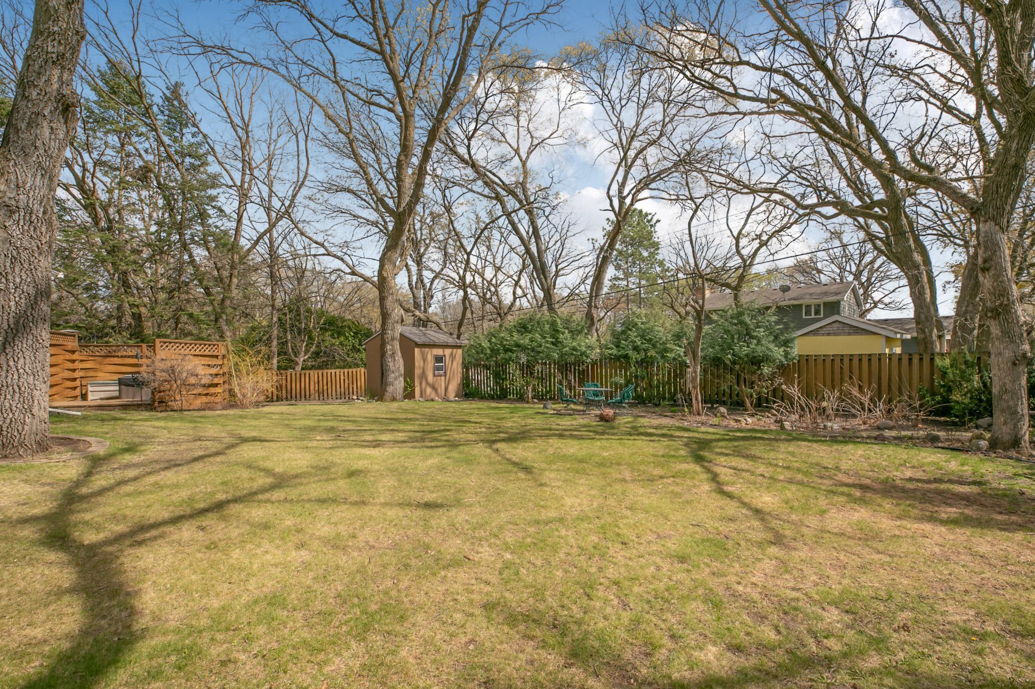 Peaceful backyard