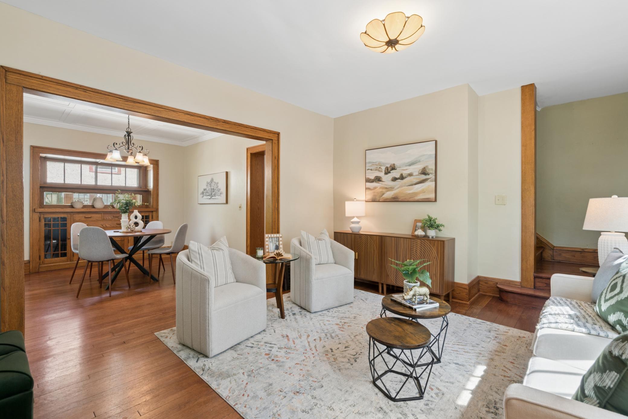 Living Room to Dining Room