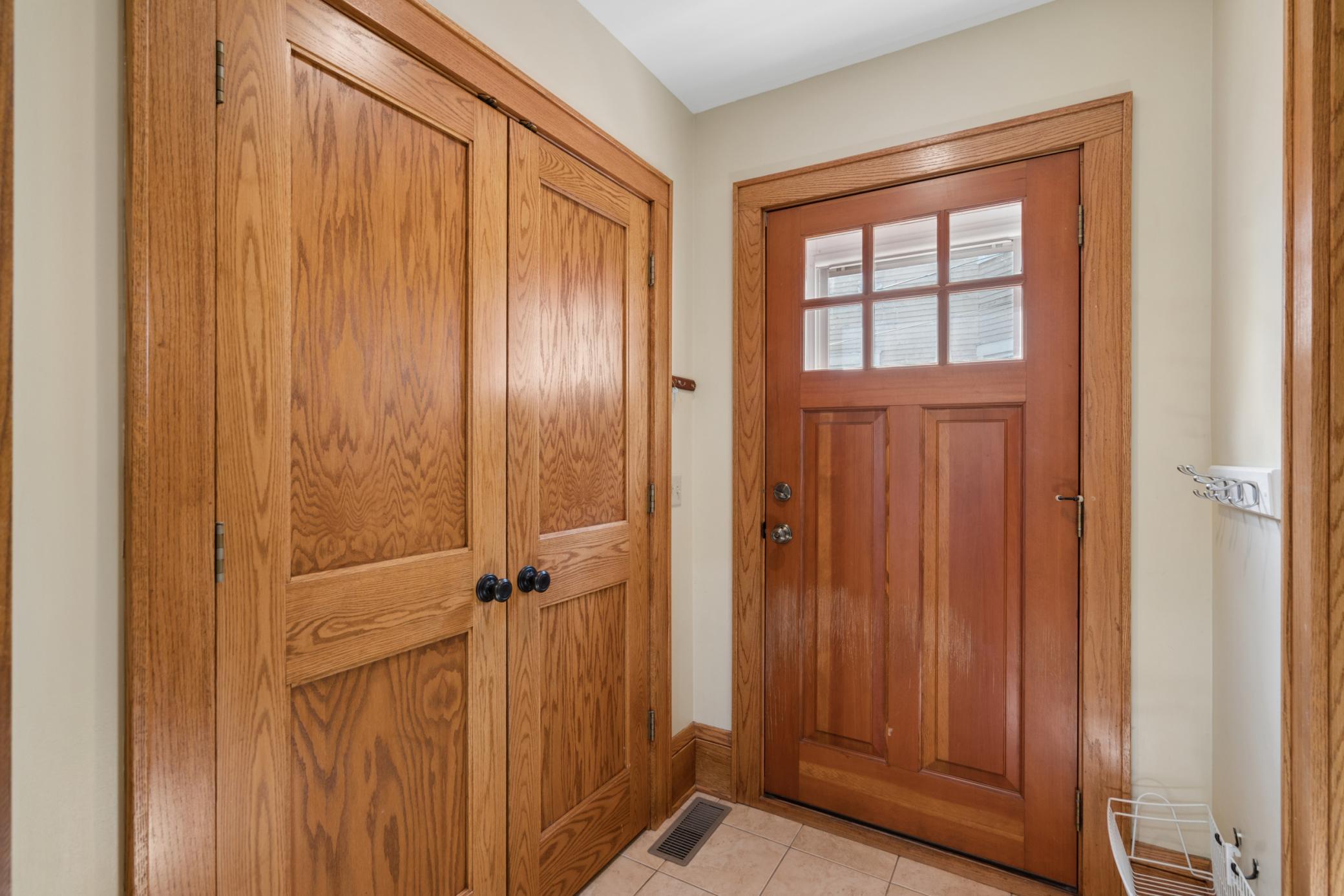 Back door Mudroom and Bath