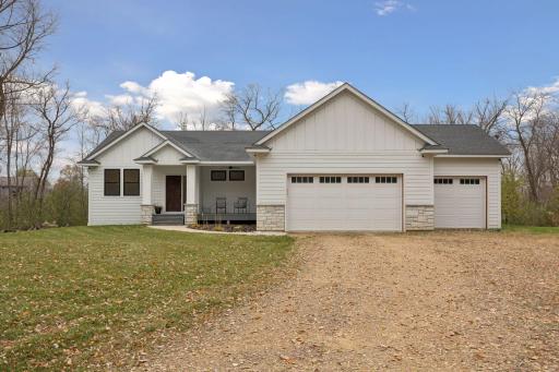 2022 custom built home with ample opportunity to add equity with an unfinished basement.