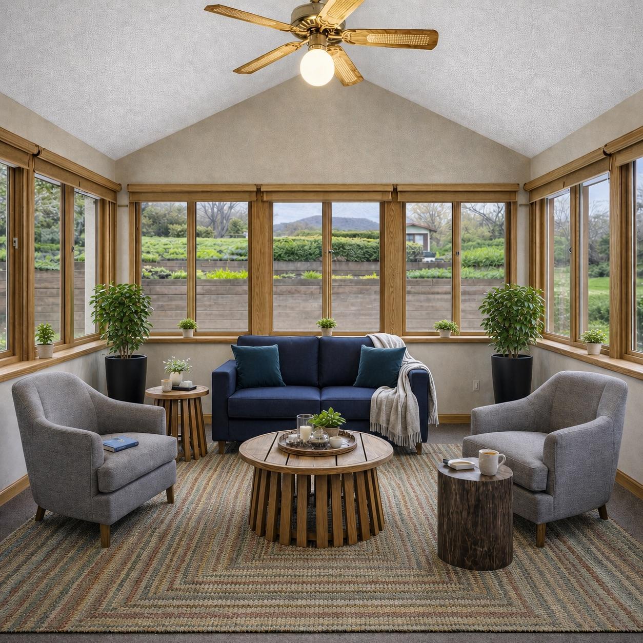 Sun Room Virtually Staged