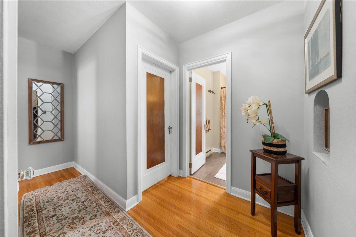 Hallway to Primary Main floor, Bathroom and 2nd bedroom
