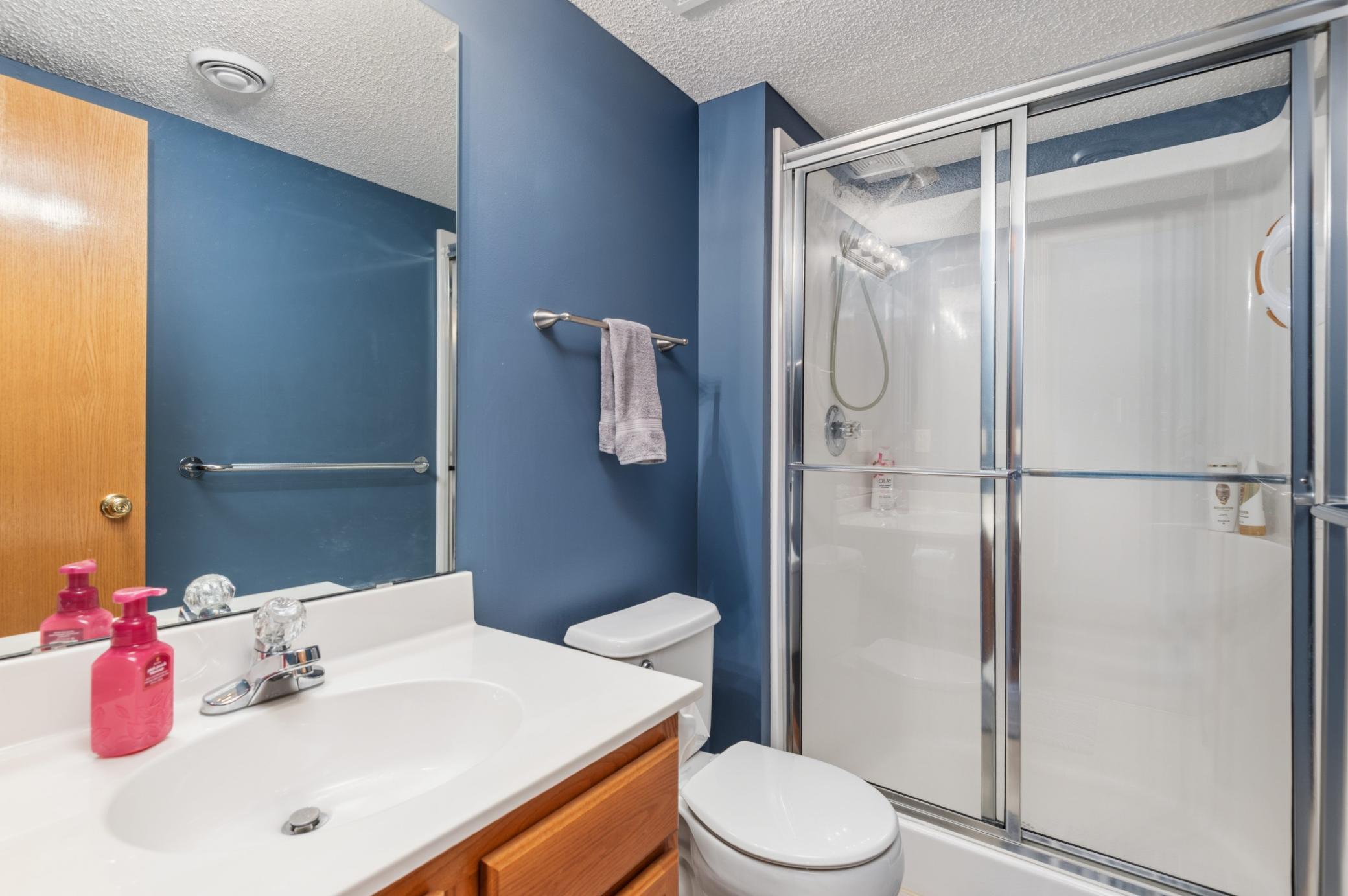 Lower-level 3/4 bath!