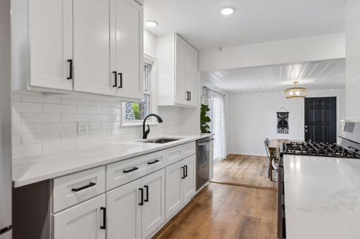 The kitchen offers ample counterspace for whipping up tasty meals or testing out new recipes.
