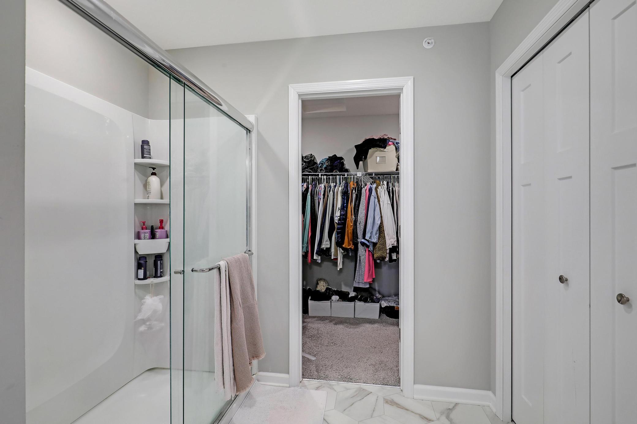 Primary closet