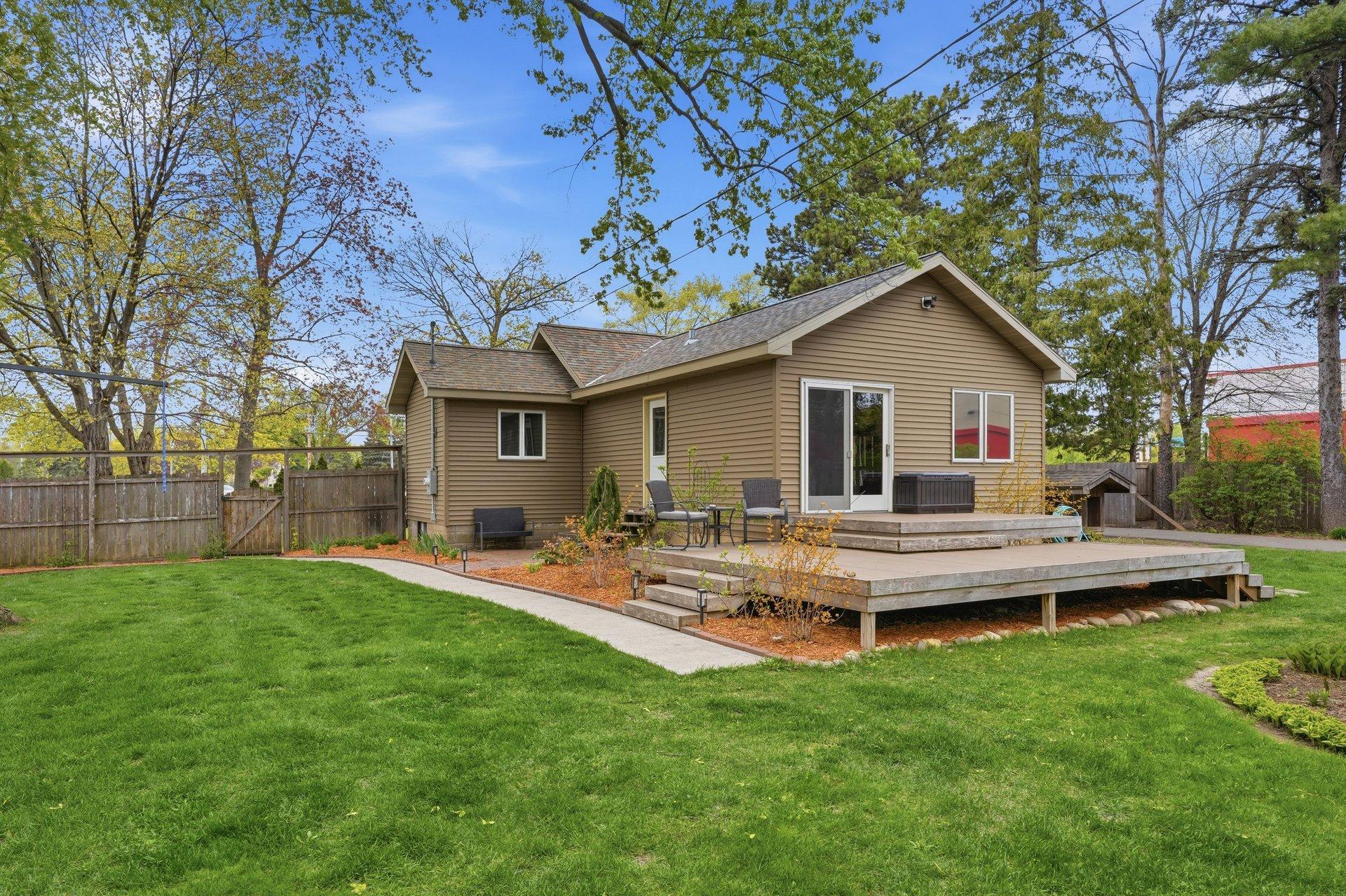 Imagine spending your evenings on the deck overlooking this spacious backyard — the perfect setting for relaxing, entertaining, bonfires, or simply enjoying the peaceful surroundings.