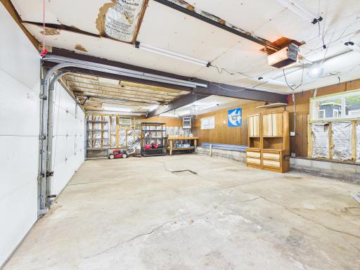 Plenty of space for a workshop, outdoor items, and vehicles