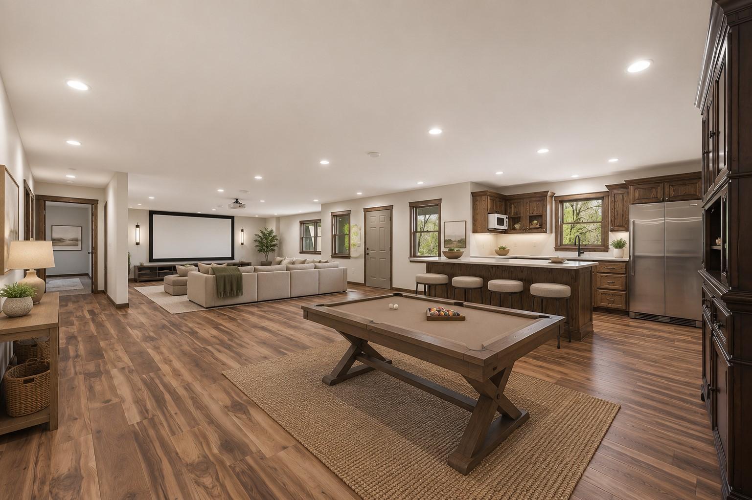 virtual staging basement