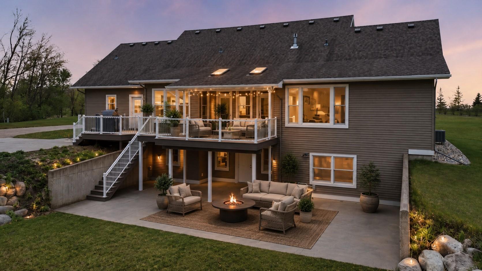 virtual staging back exterior