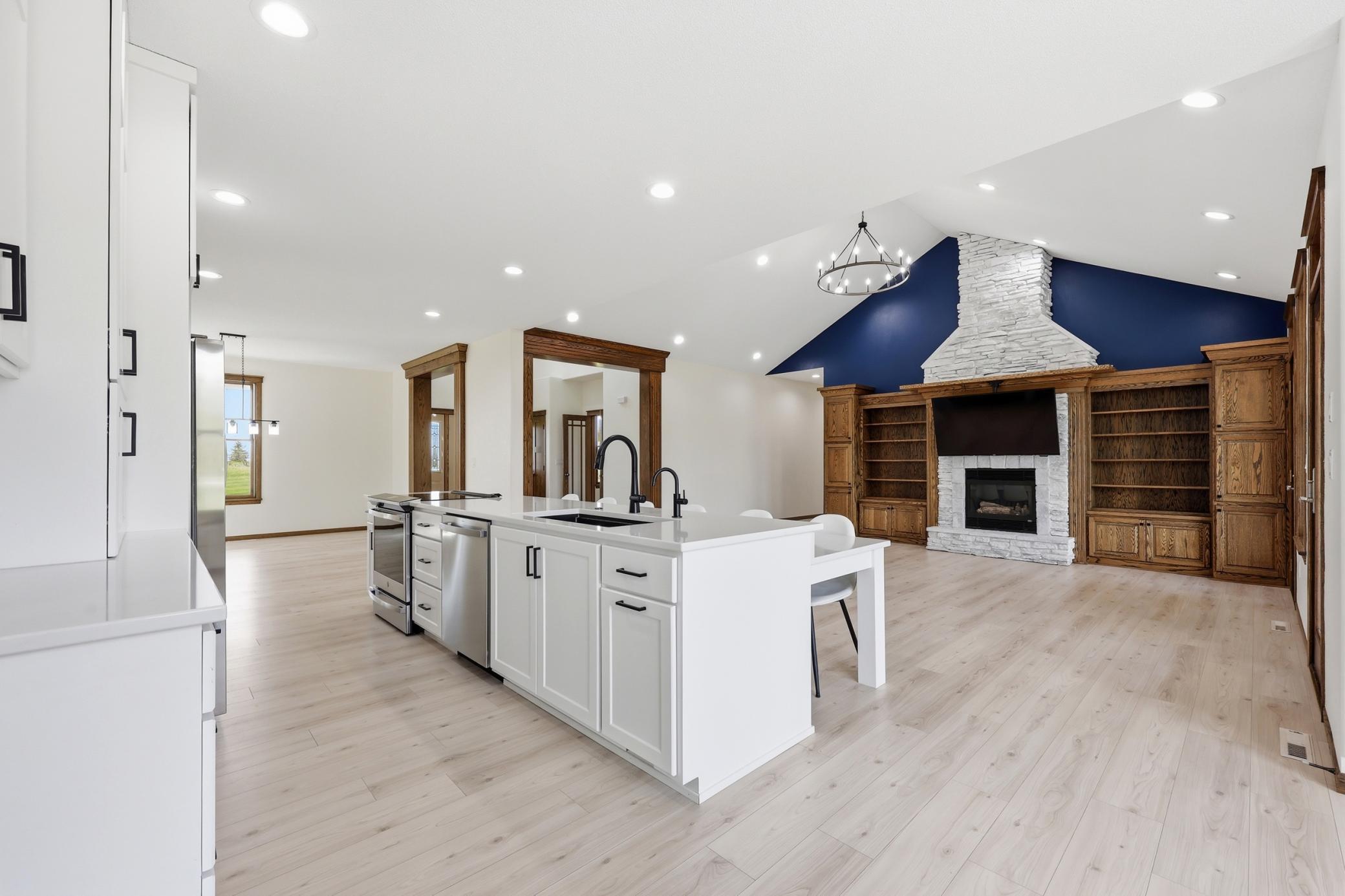 kitchen towards living room