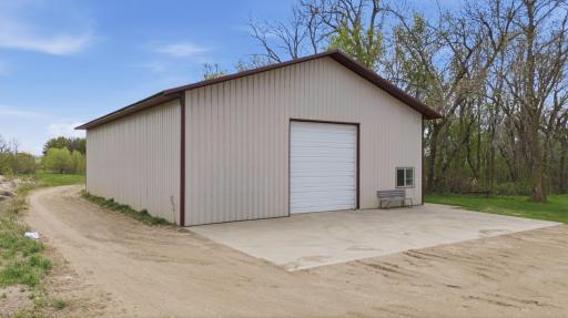 40 x 64 heated shop with 2 overhead doors