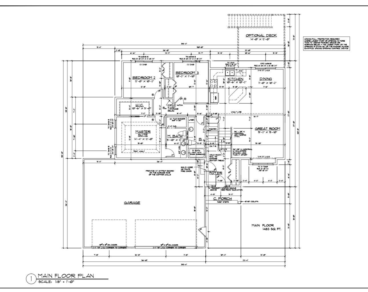 Main Level Floorplan