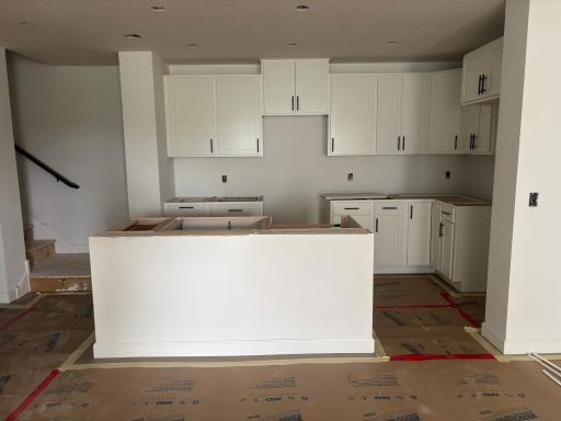 (Photo is of the actual home in progress.)