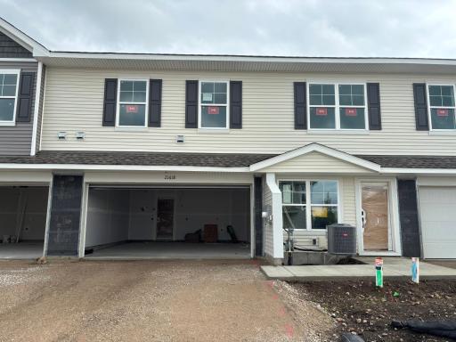 (Photo is of the actual home in progress.)