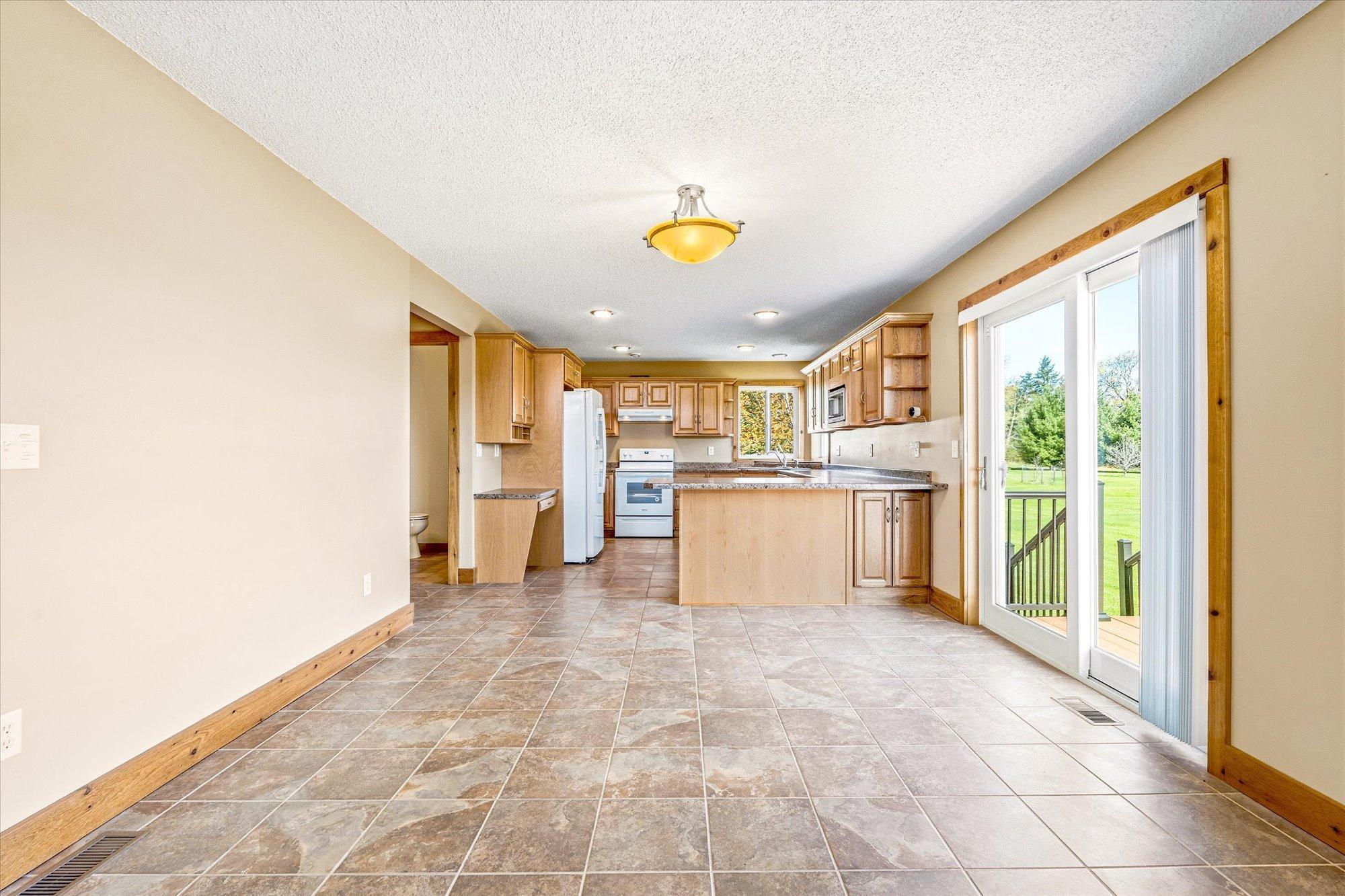 Open floor plan.