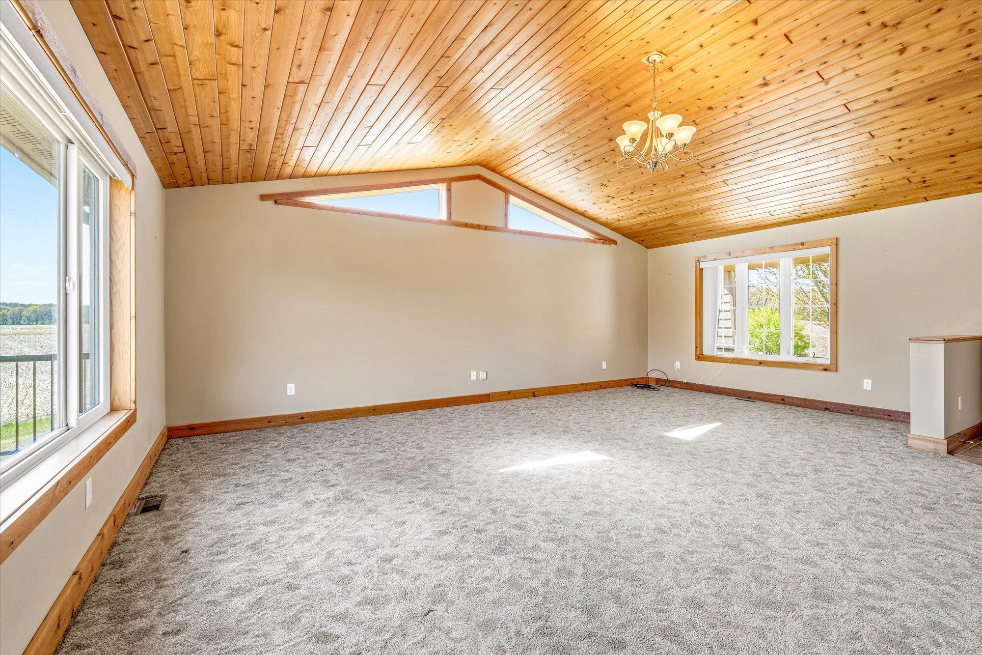 Large open living room with natural lighting.