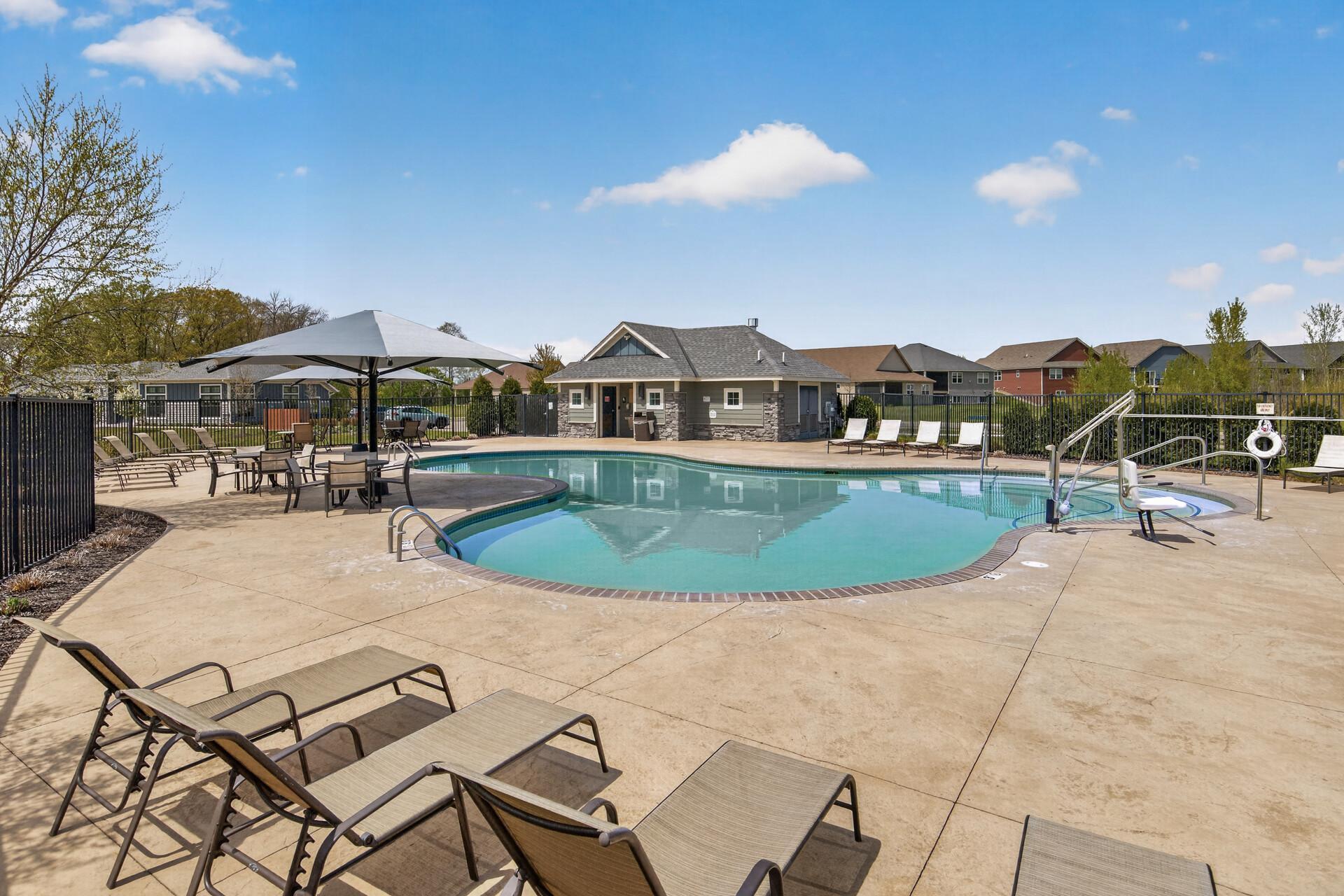 Pool, pickleball, building to host!
