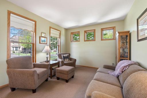 A warm and inviting living room that flows seamlessly with the rest of the home.